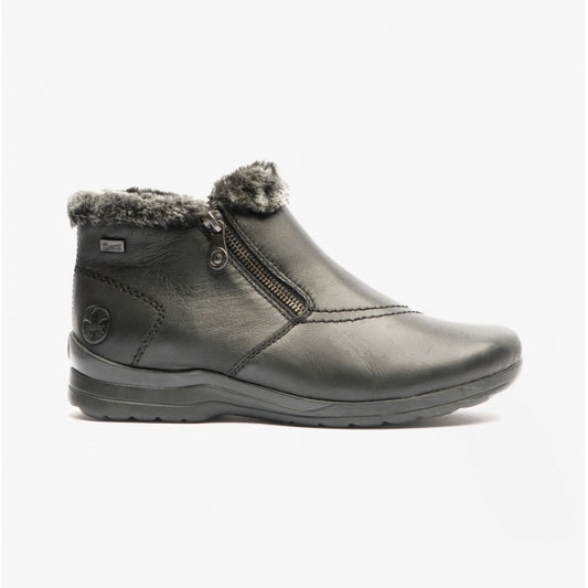 Rieker L1868-00 Womens Boots Black