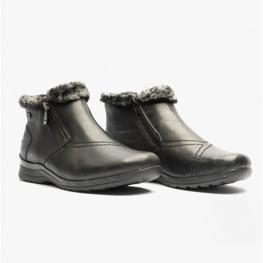 Rieker L1868-00 Womens Boots Black