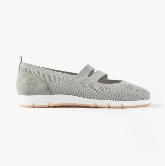 Rieker L3053-52 Womens Shoes Green
