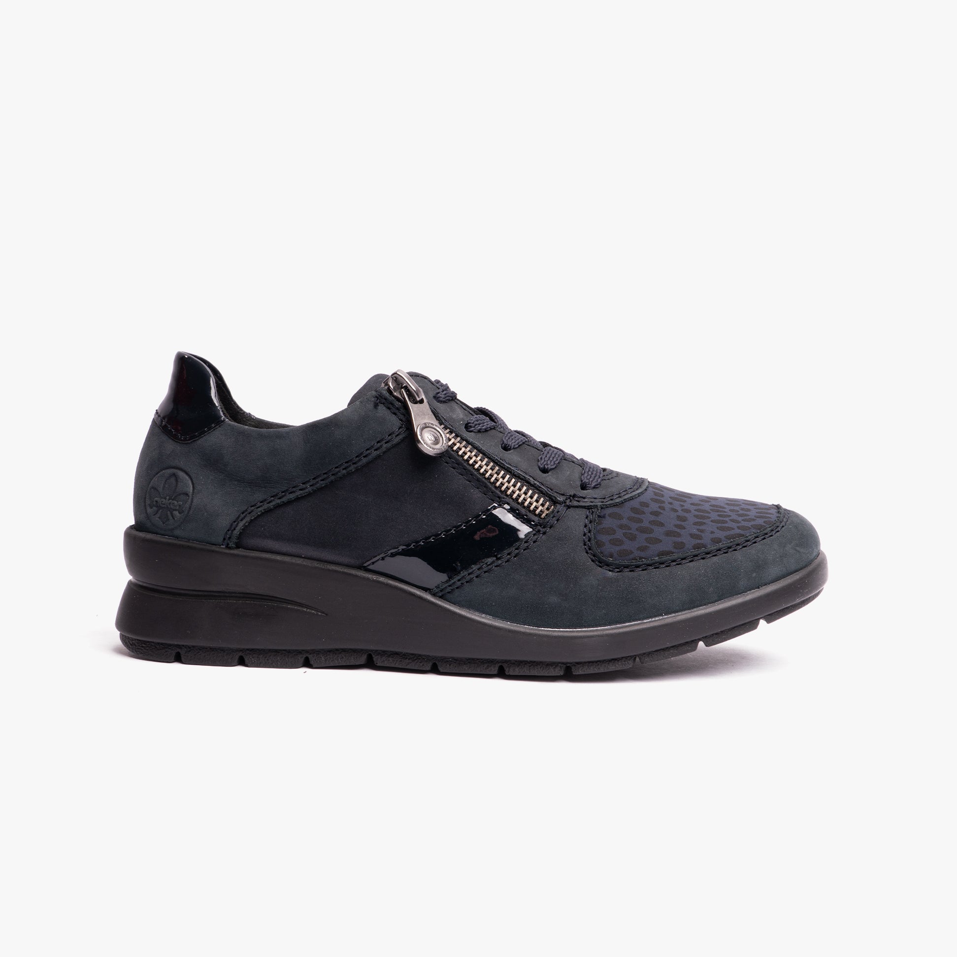 Rieker L4821-14 Womens Shoes Blue