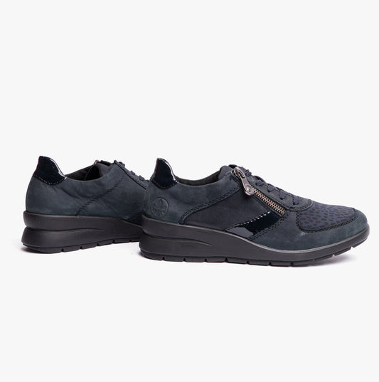 Rieker L4821-14 Womens Shoes Blue