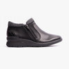 Rieker L4854-00 Womens Leather Boots Black