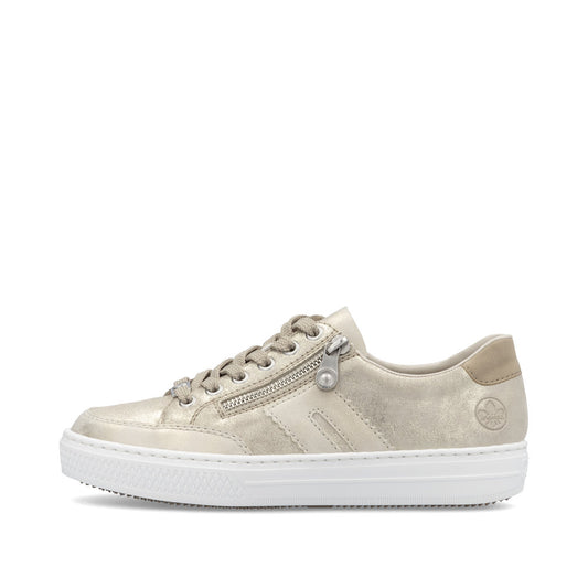 Rieker L5903-62 Womens Shoes Beige