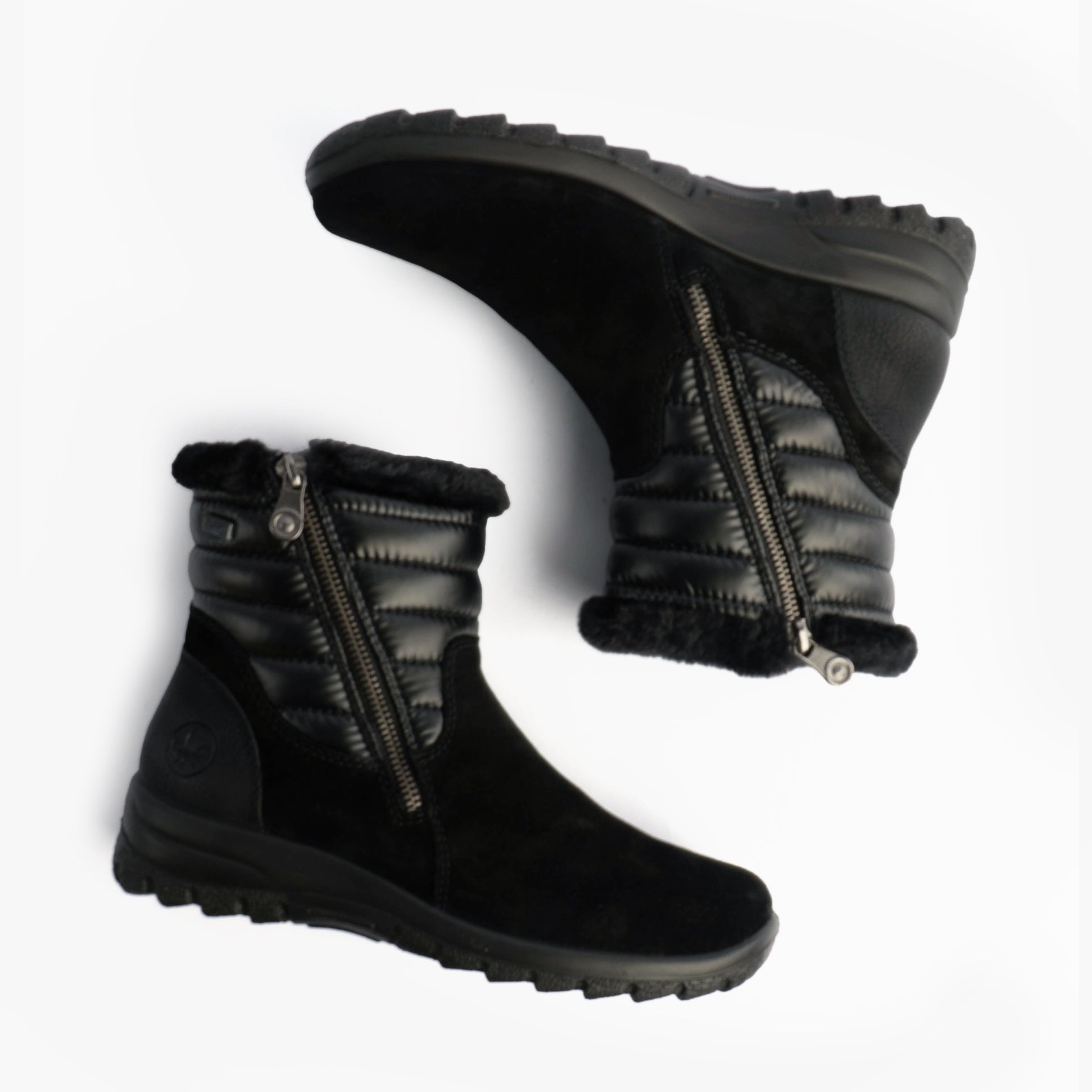 Rieker L7187-00 Womens Boots Black