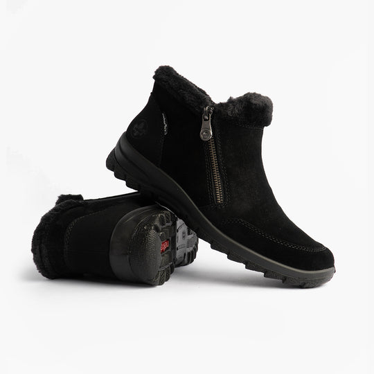 Rieker L7188 Womens Ankle Boots Black