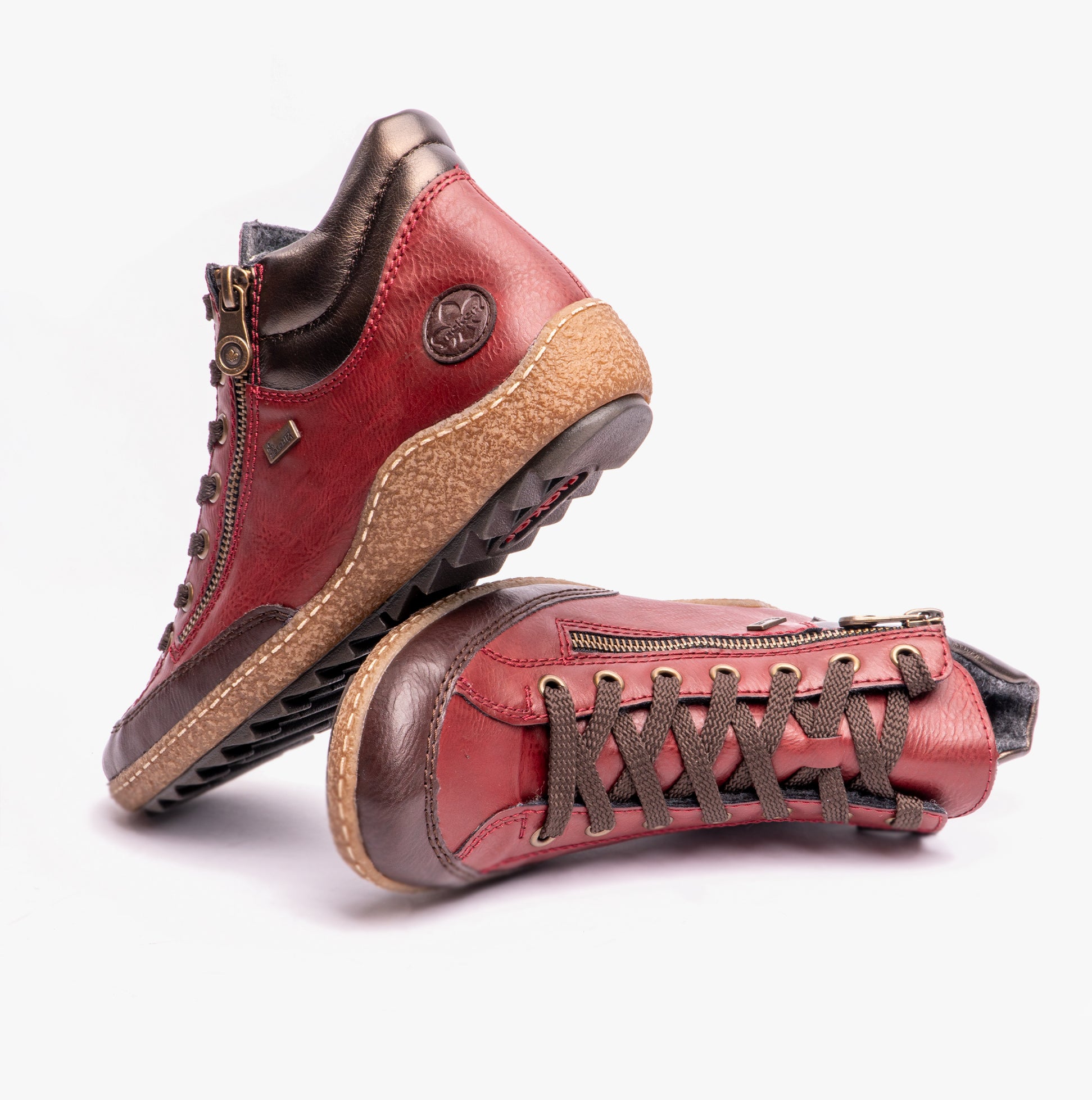 Rieker L7500-35 Womens Boots Red