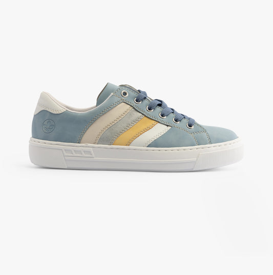 Rieker L8802-10 Womens Shoes Blue
