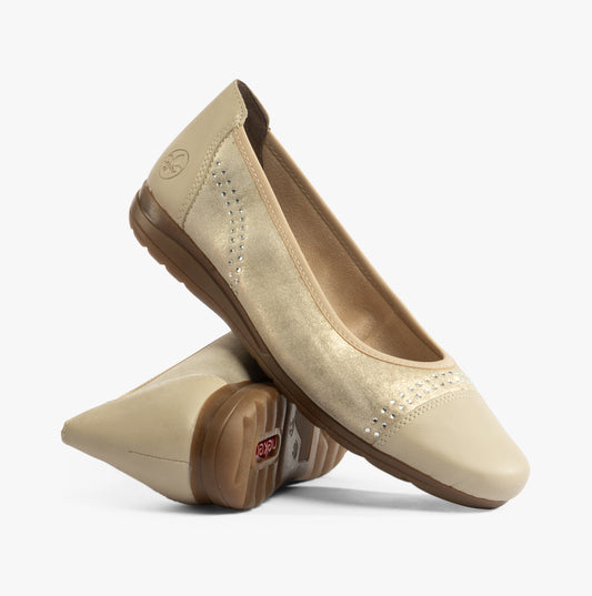 L9353-62 Womens Shoes Beige