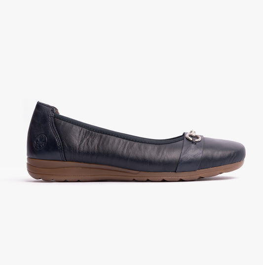 Rieker L9360-14 Womens Shoes Blue