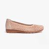 Rieker L9365-61 Womens Shoes Beige