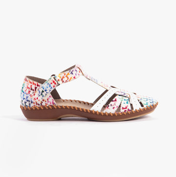 Rieker M1650-92 Womens Sandals Multi