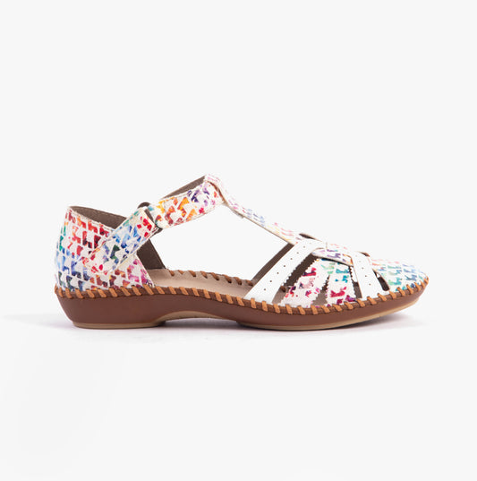 Rieker M1650-92 Womens Sandals Multi