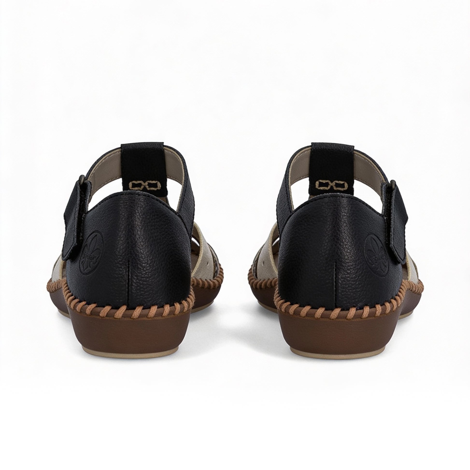 Rieker DESIDERIA Womens T-strap Sandals Black