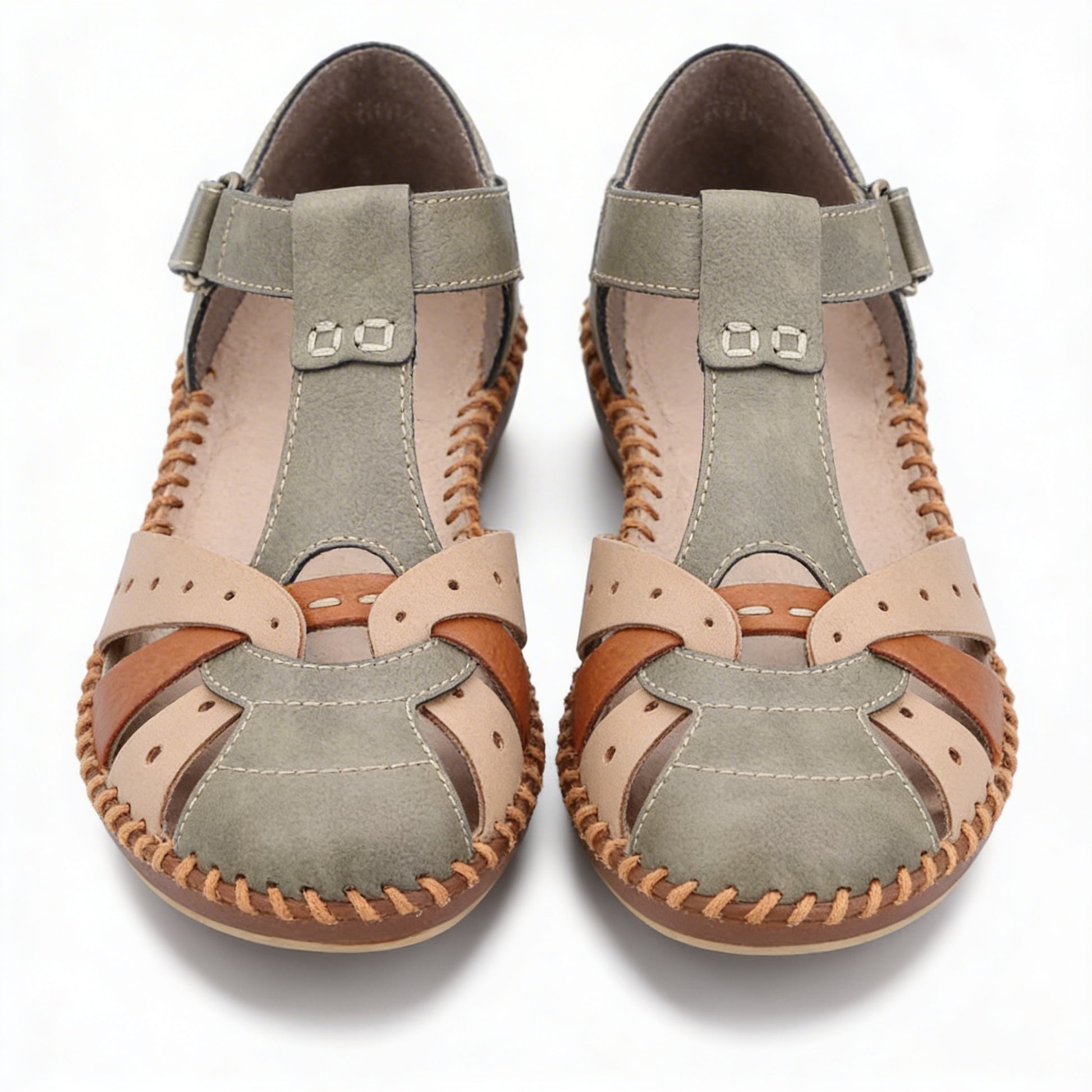 Rieker M1655-54 Womens Sandals Green