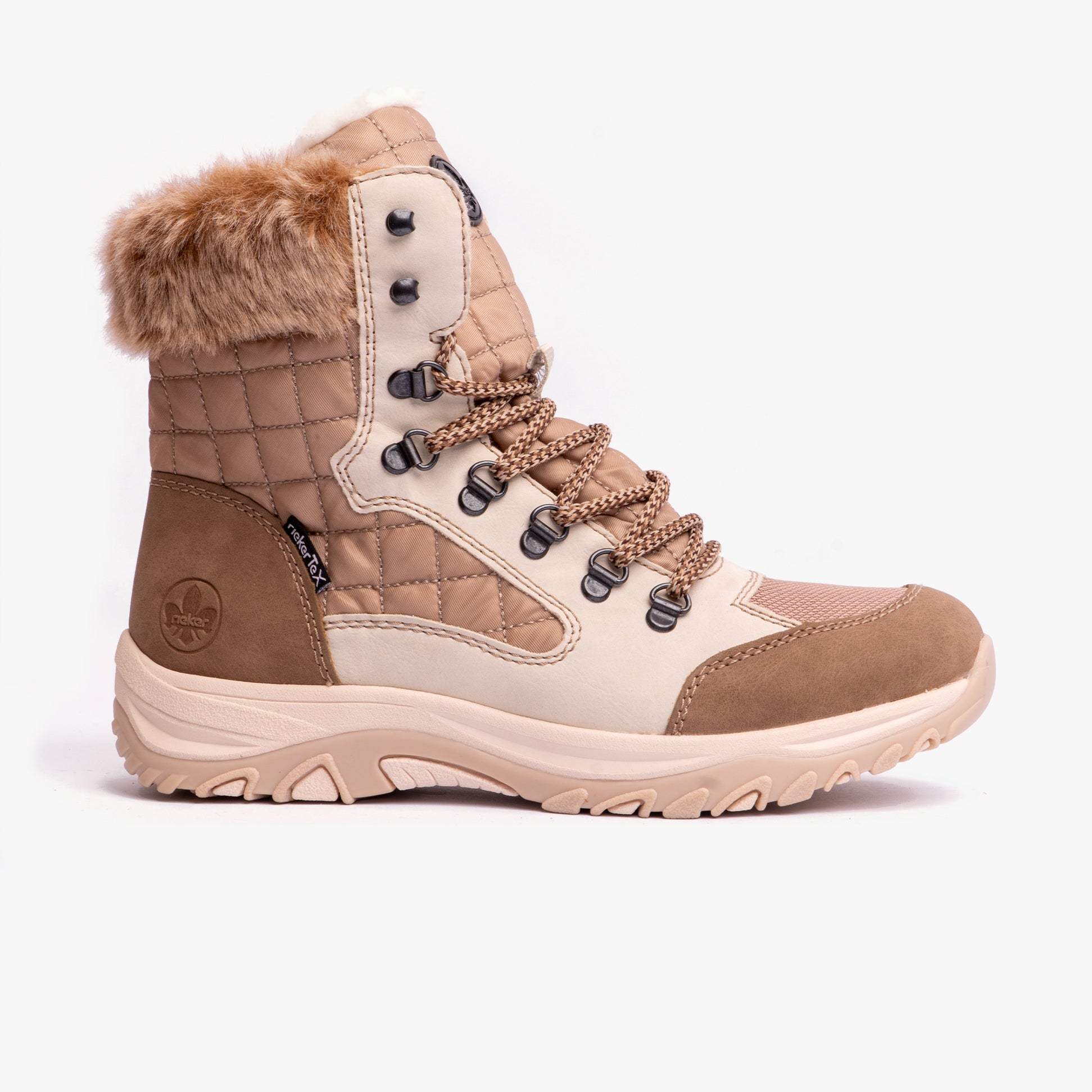 Rieker M9644-60 Womens Boots Beige