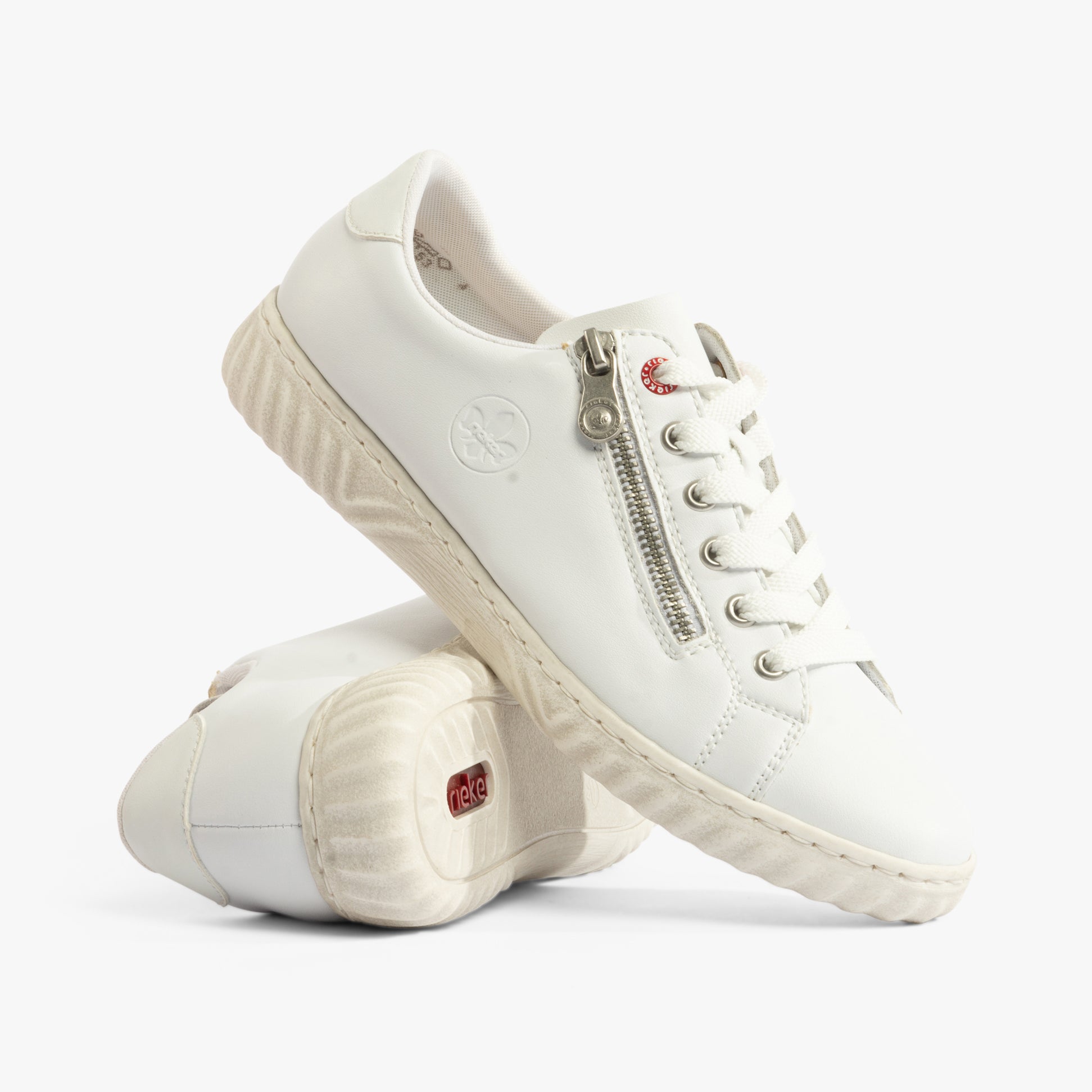 Rieker N0900-81 Womens Shoes White