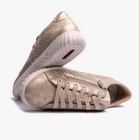 Rieker N0901-62 Womens Shoes Beige