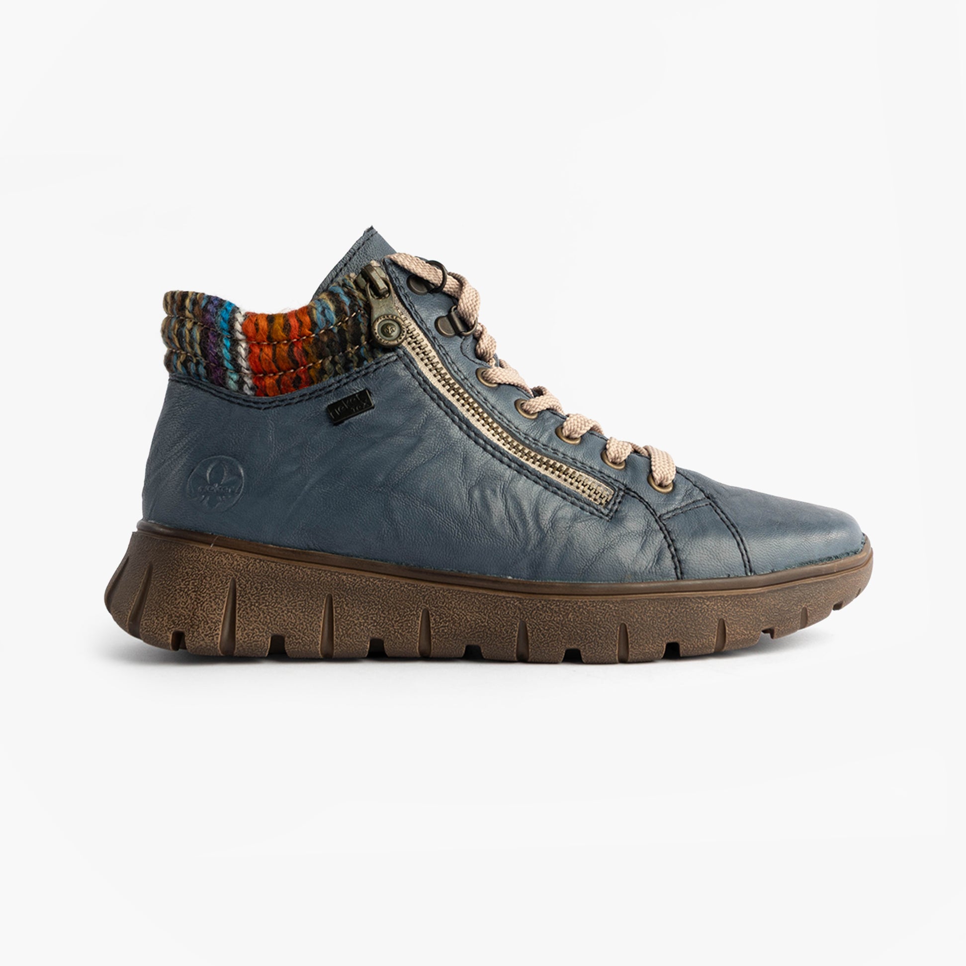 Rieker N1305-14 Womens Boots Blue