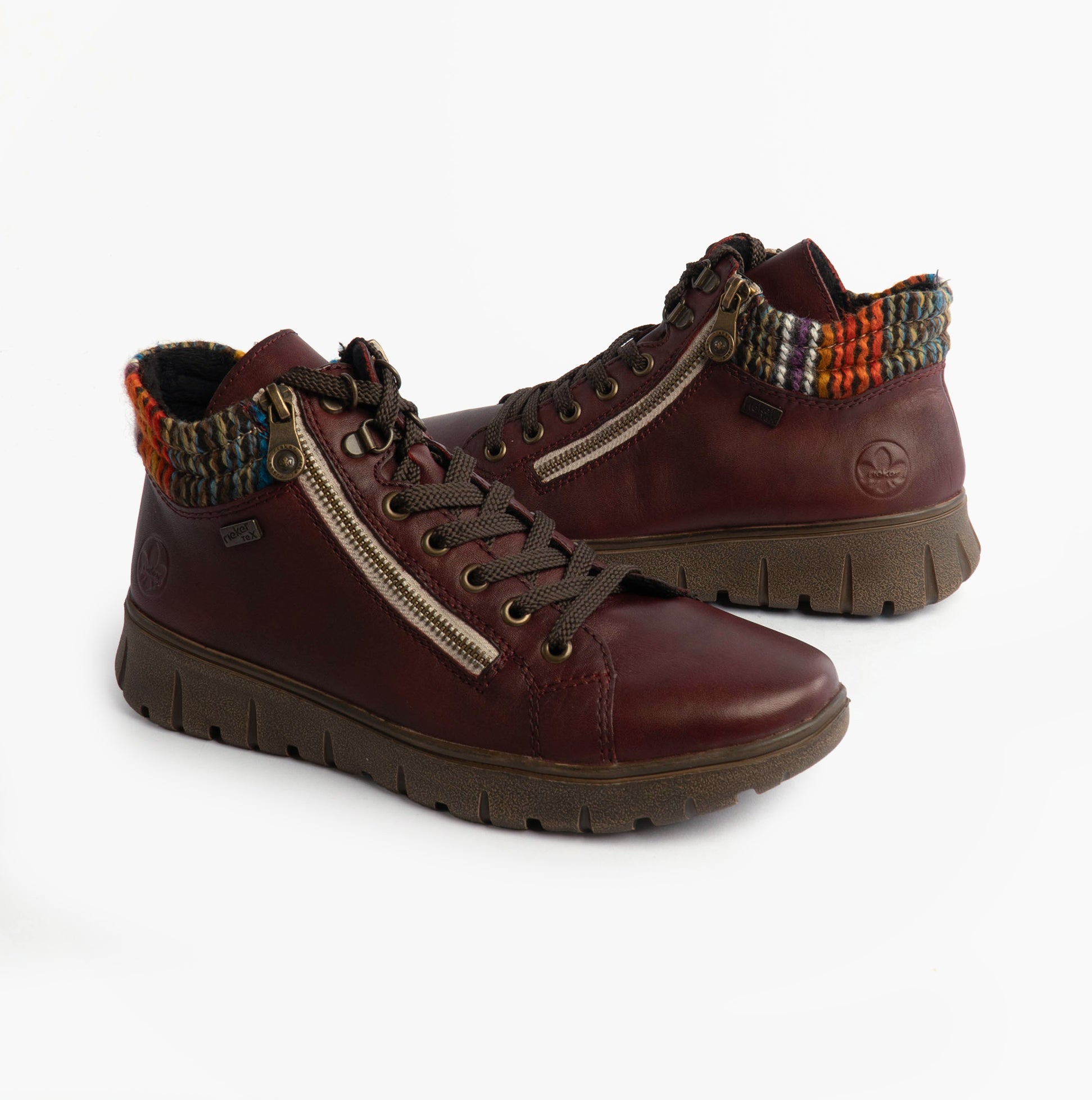 Rieker N1305-35 Womens Boots Red