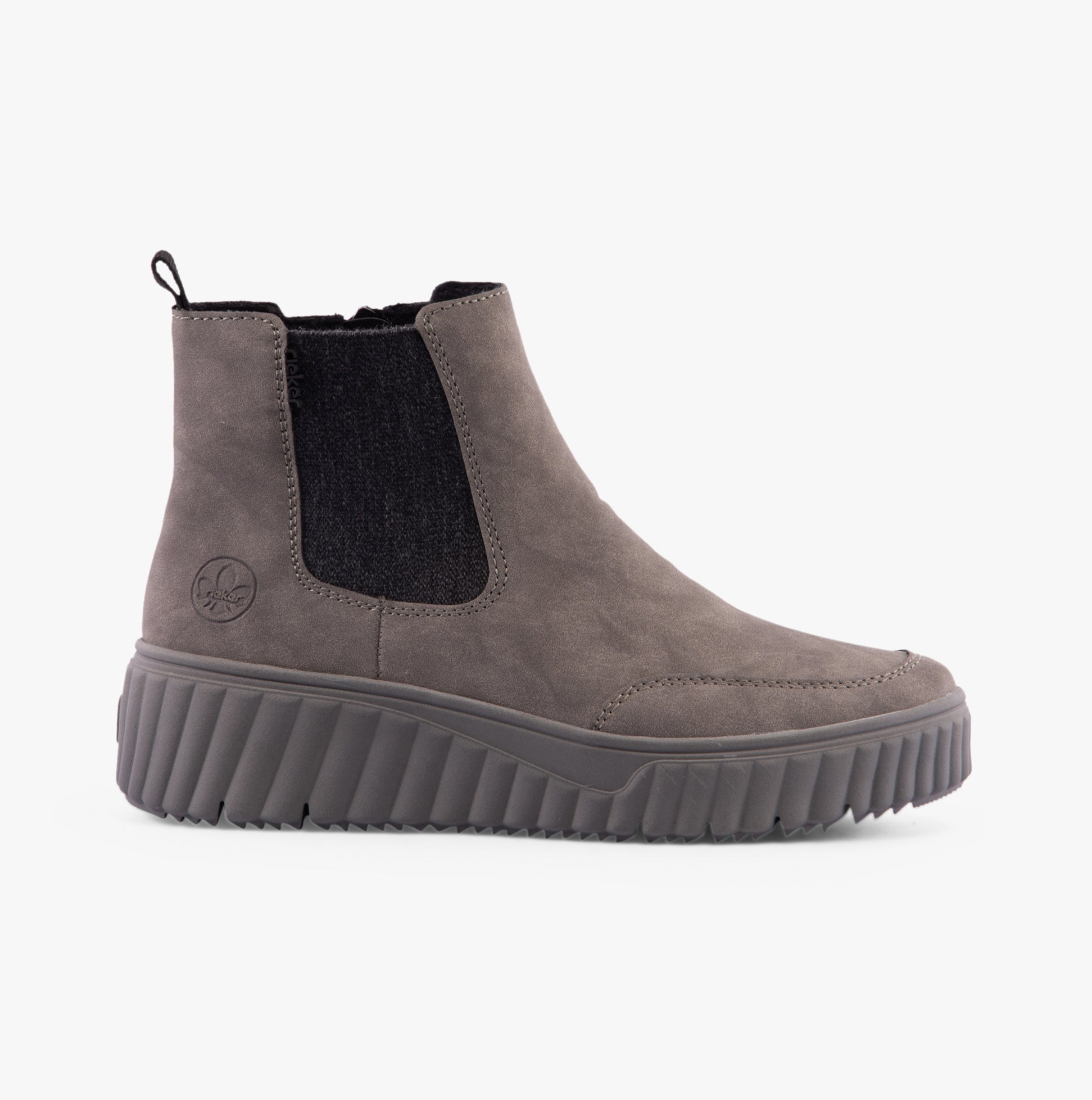 Rieker N2553-40 Womens Boots Grey