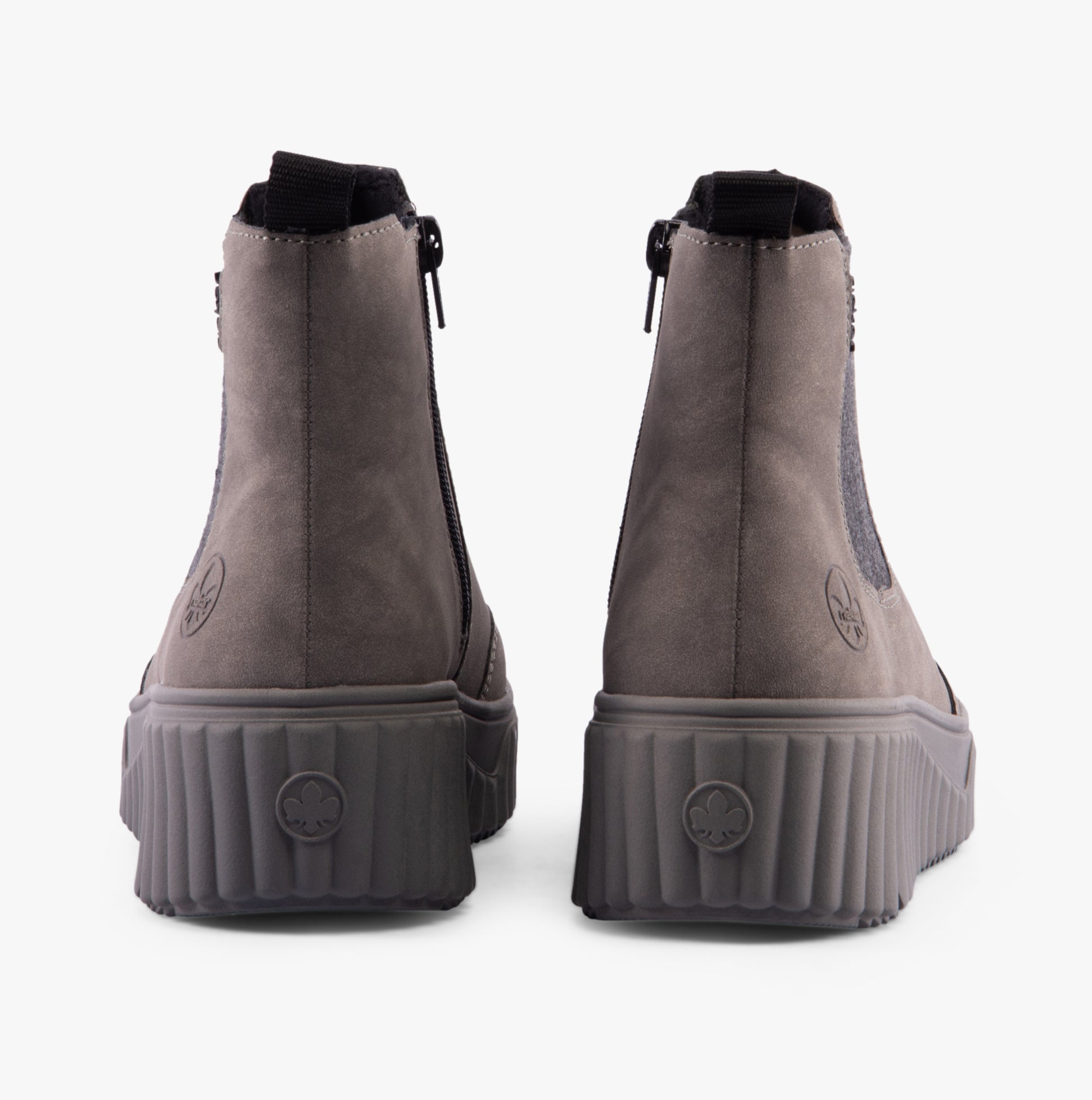 Rieker N2553-40 Womens Boots Grey