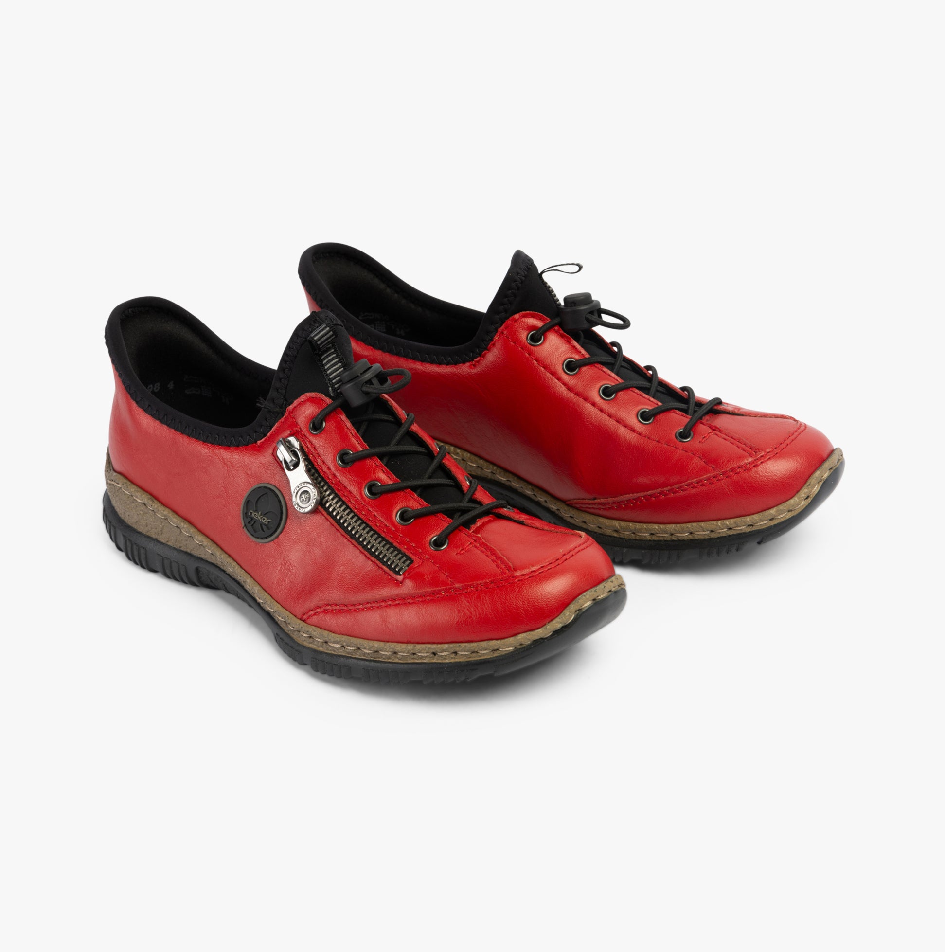 Rieker N3267-33 Womens Shoes Red
