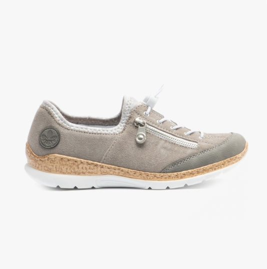 Rieker N42F1-40 Womens Trainers Grey