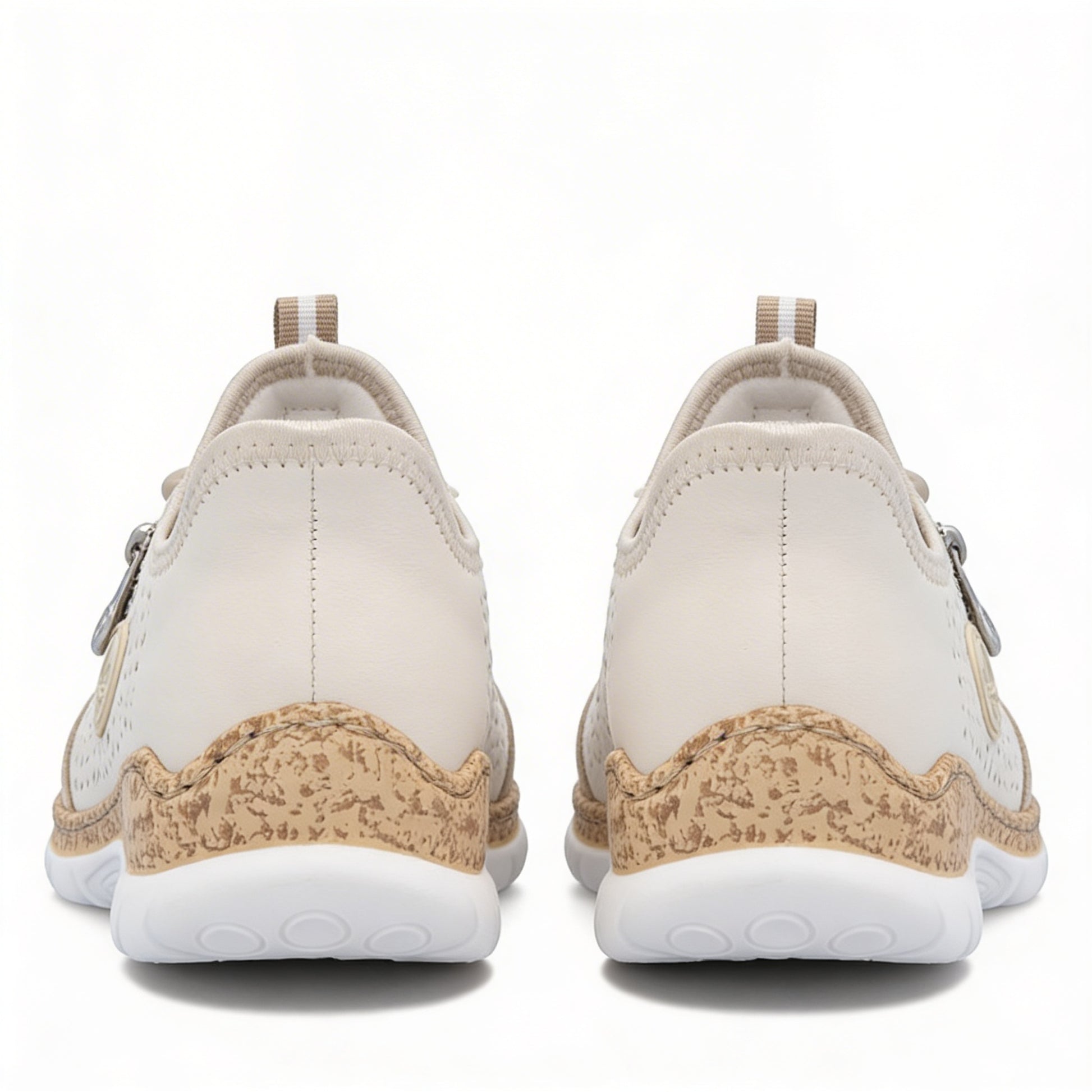 Rieker N42V3-60 Womens Shoes Beige