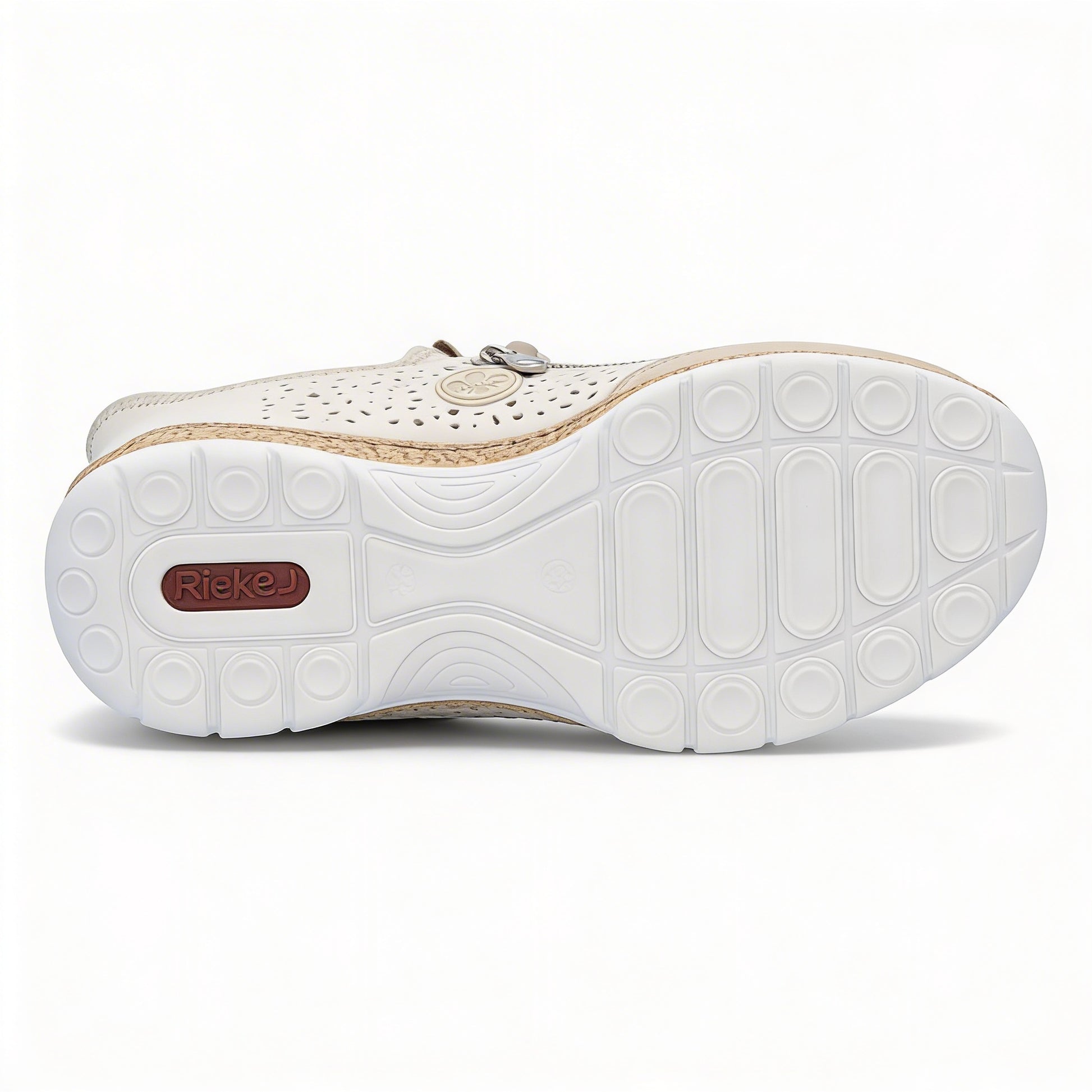 Rieker N42V3-60 Womens Shoes Beige