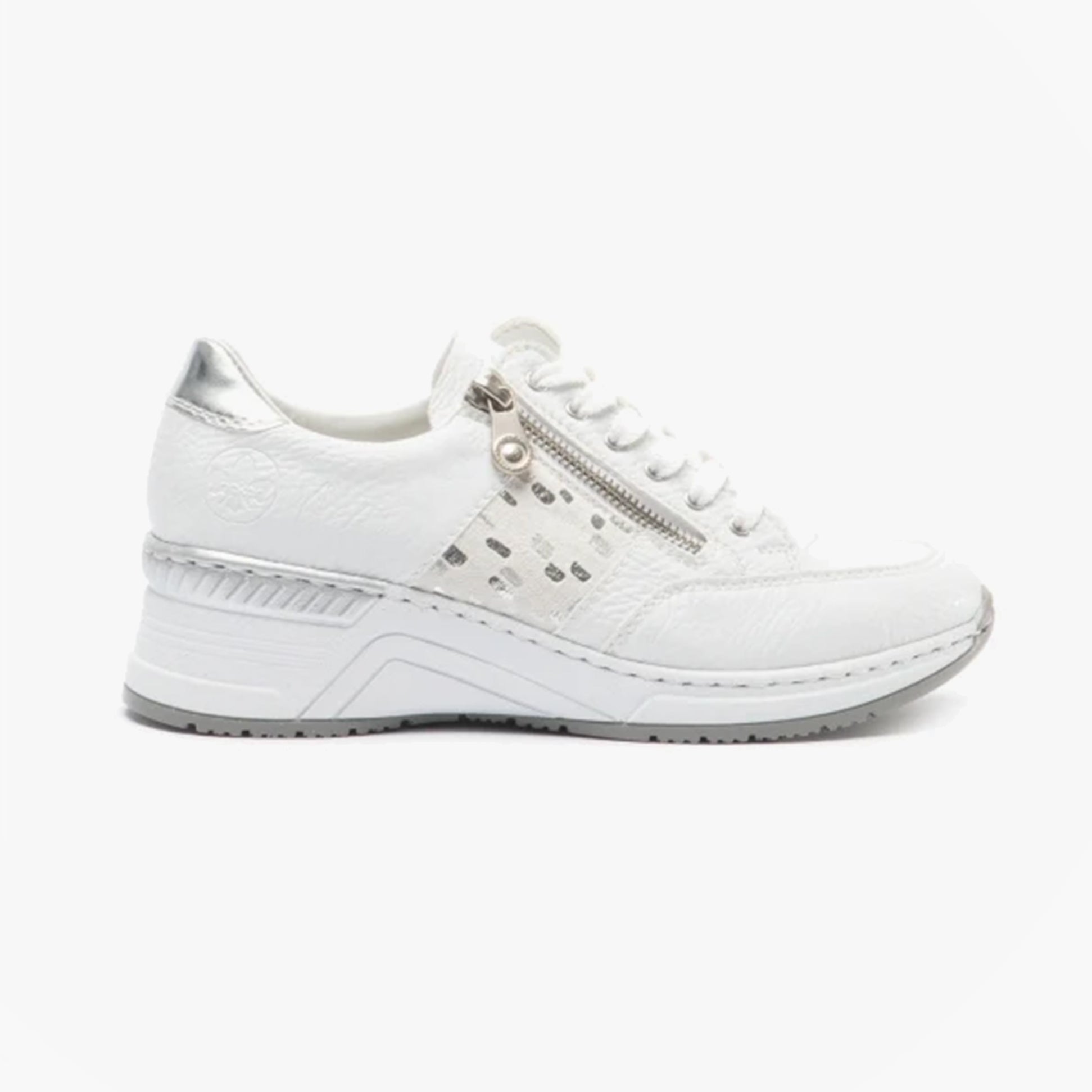 Rieker N4322-80 Womens Trainers White