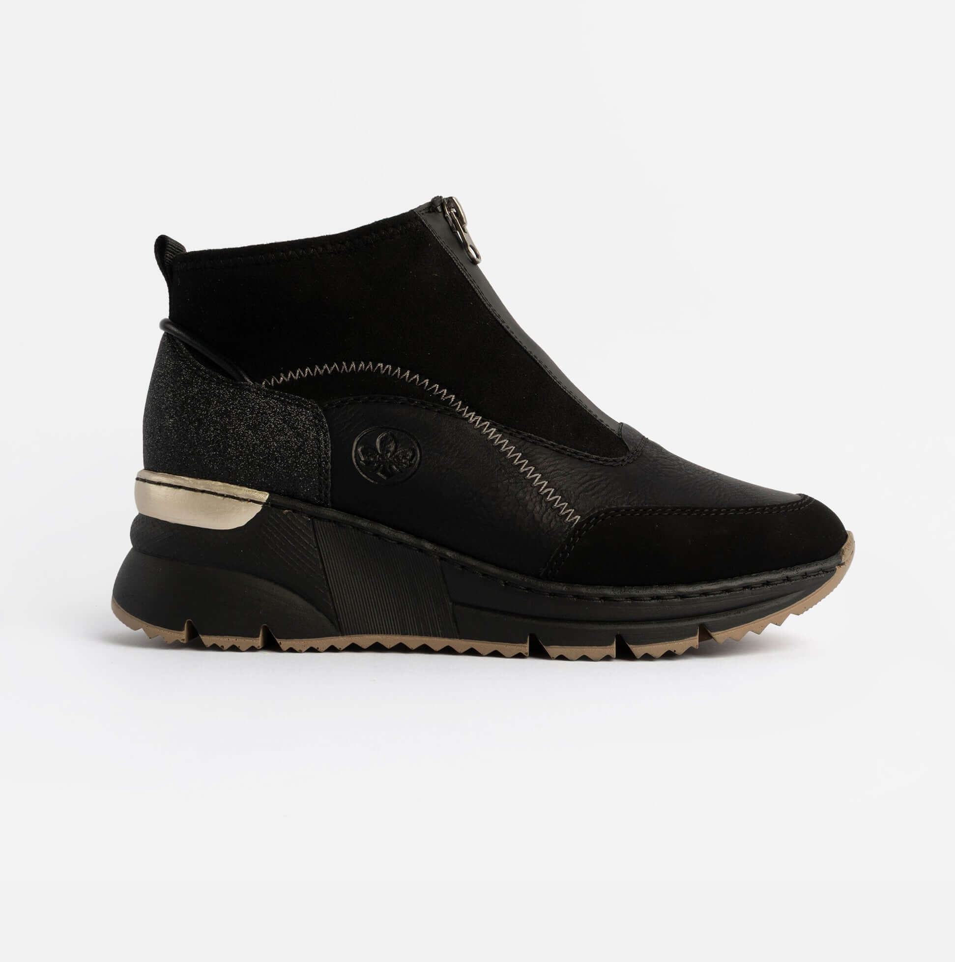 Rieker N6361-00 Womens Boots Black