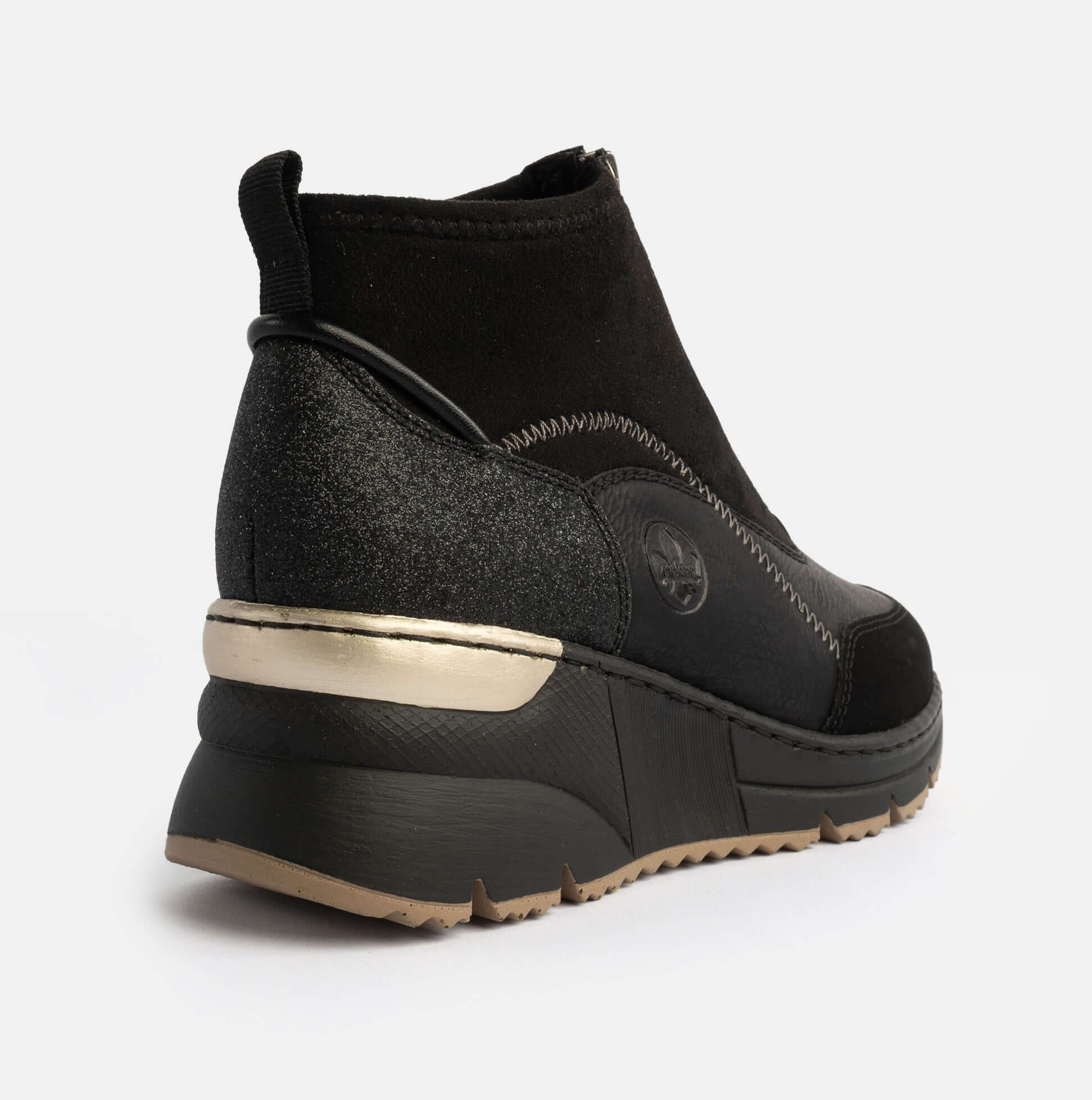 Rieker N6361-00 Womens Boots Black