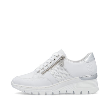 Rieker N8322-80 Womens Shoes White