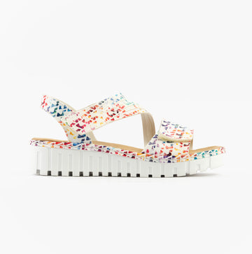 Rieker V1364-90 Womens Sandals Multi
