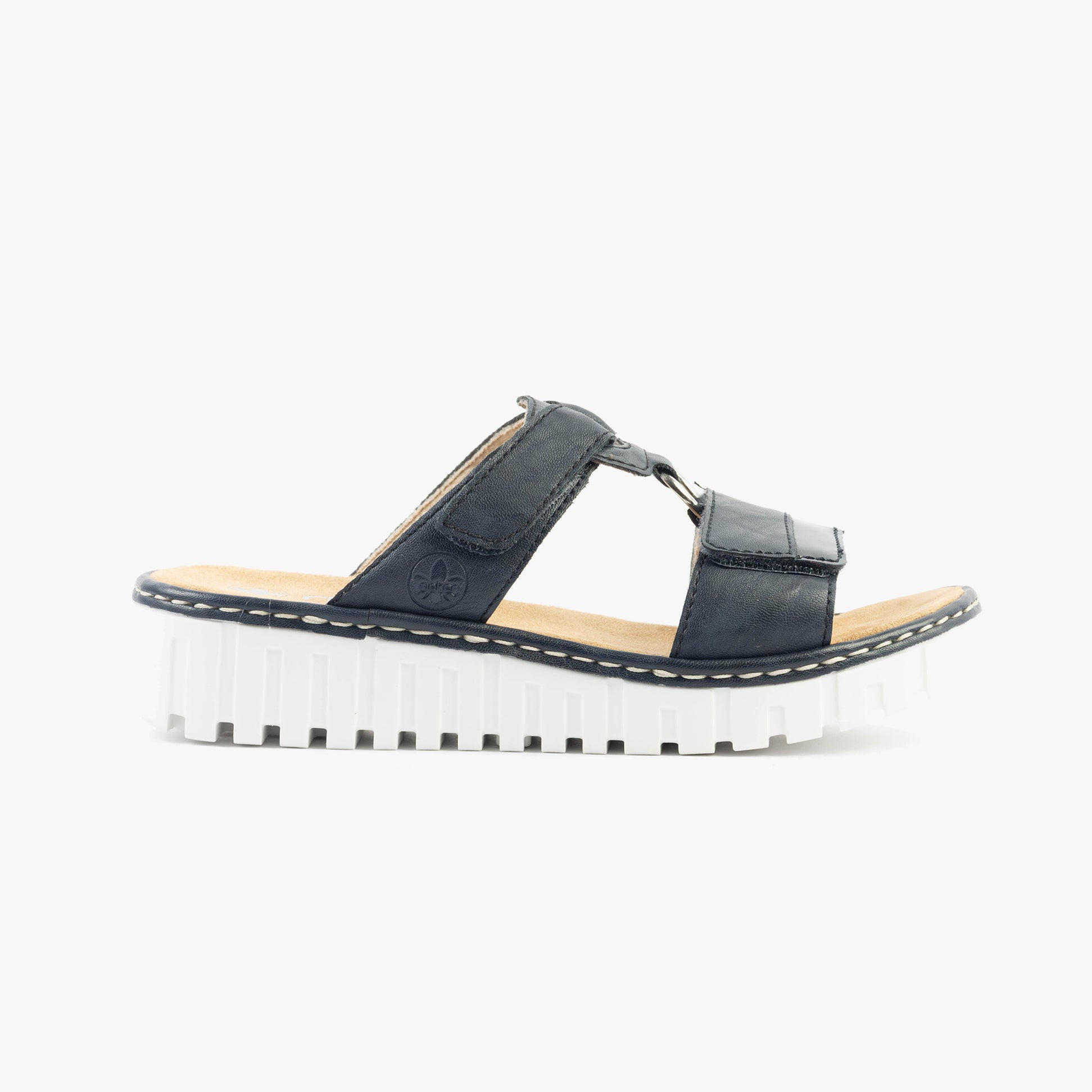 Rieker V1396-14 Womens Sandals Blue