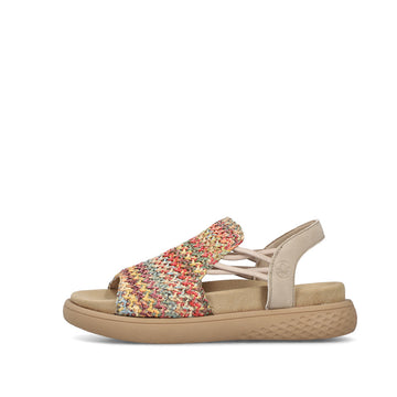Rieker V1541-90 Womens Sandals Multi