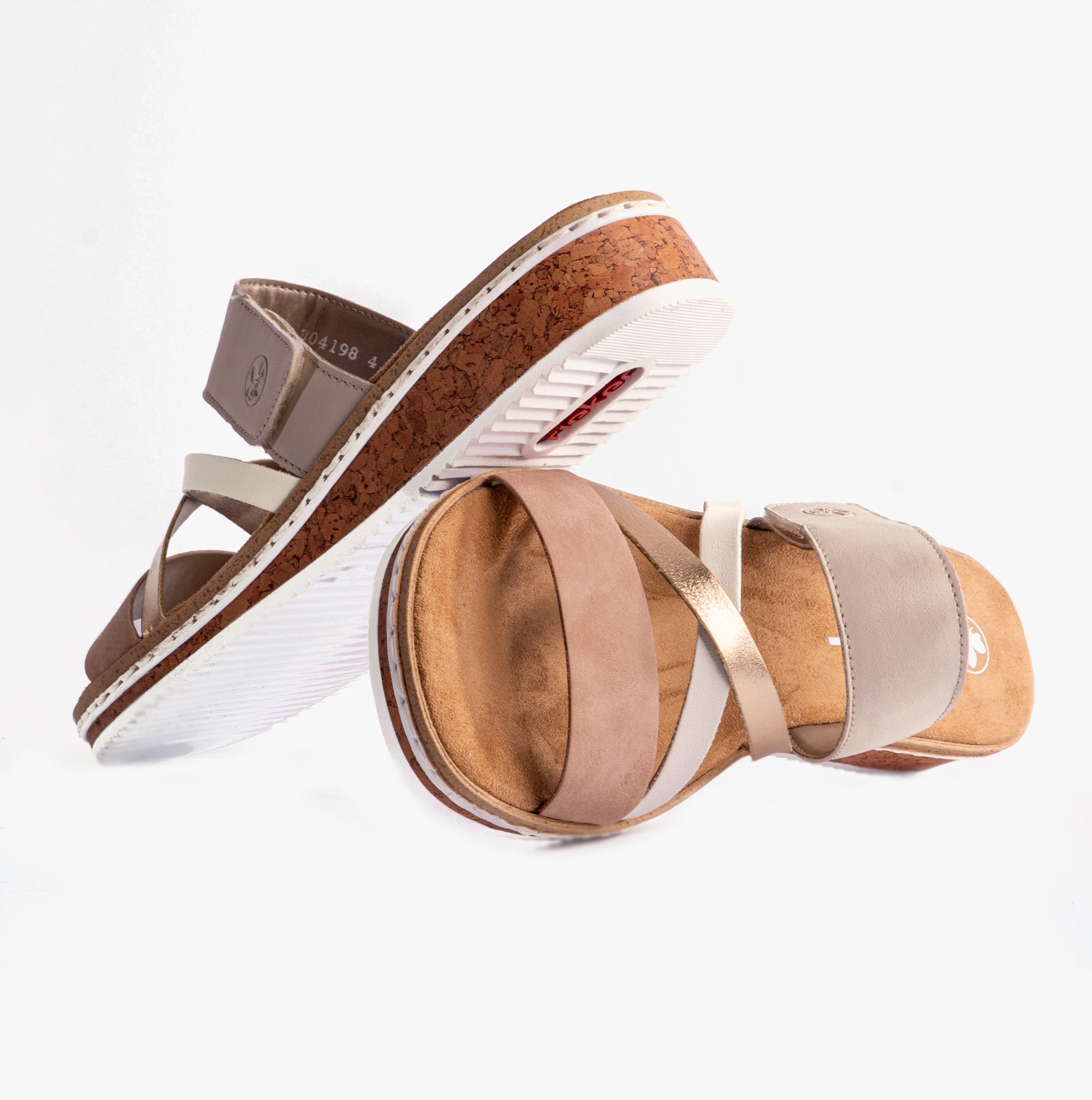 Rieker V3652-94 Womens Sandals Multi