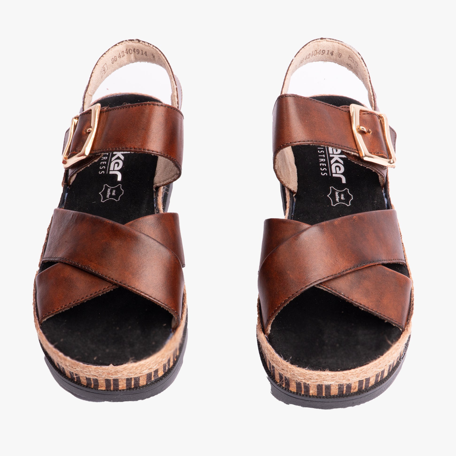 Rieker V7951-24 Womens Sandals Brown