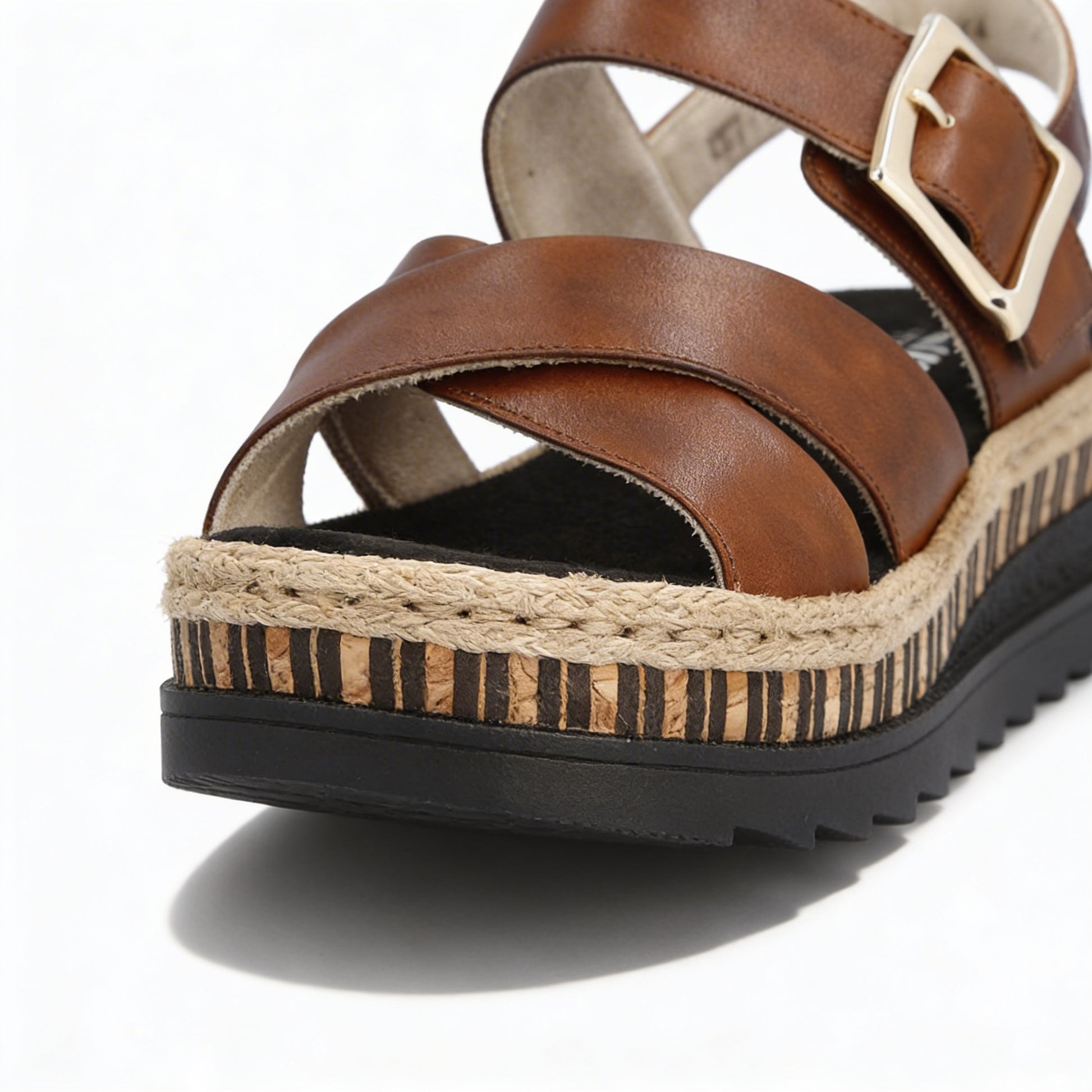 Rieker V7951-24 Womens Sandals Brown