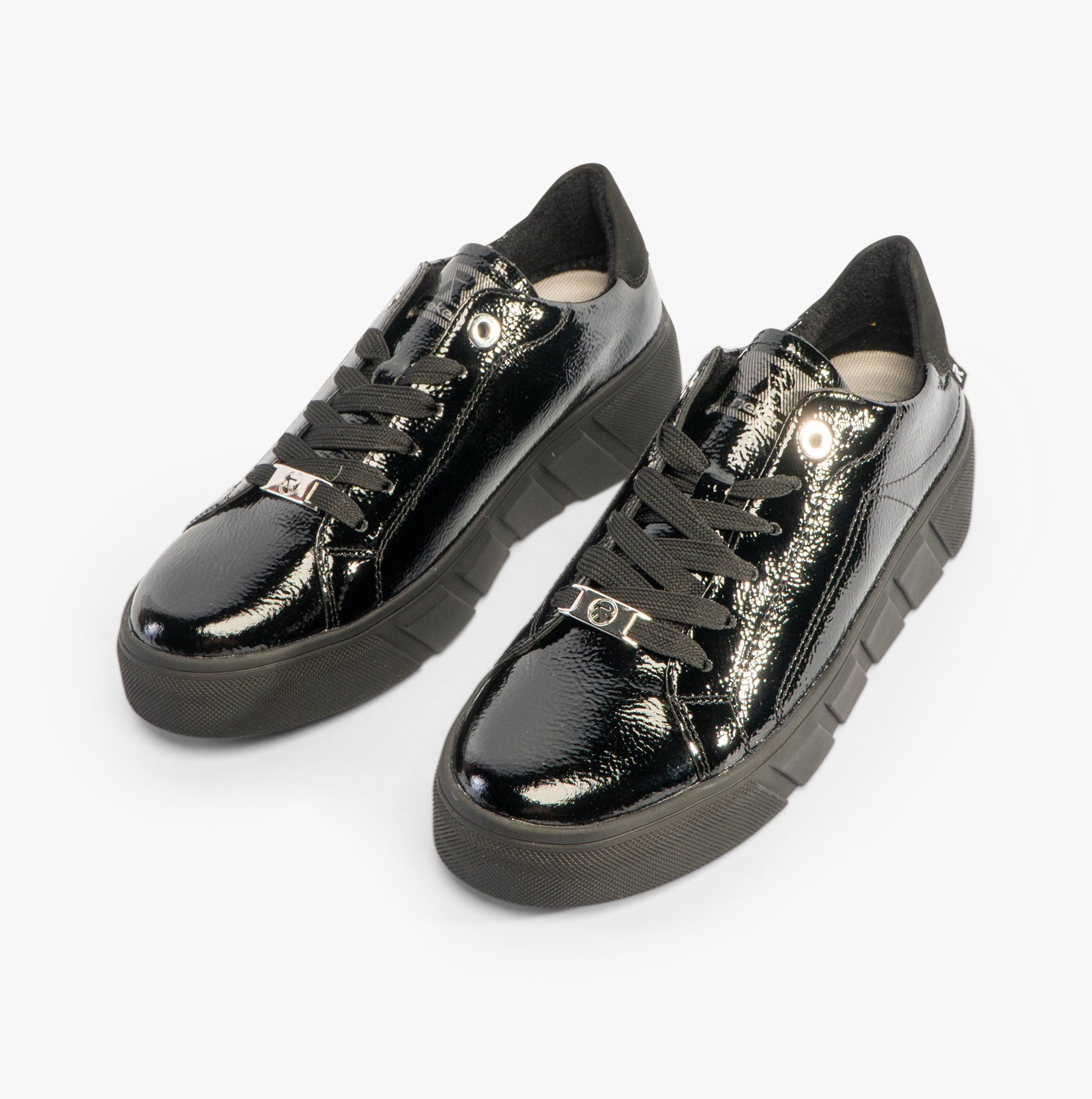 Rieker W0501-00 Womens Shoes Black