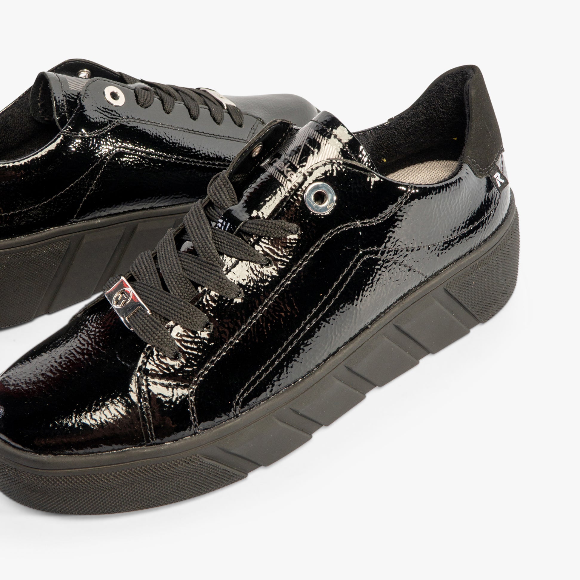 Rieker W0501-00 Womens Shoes Black