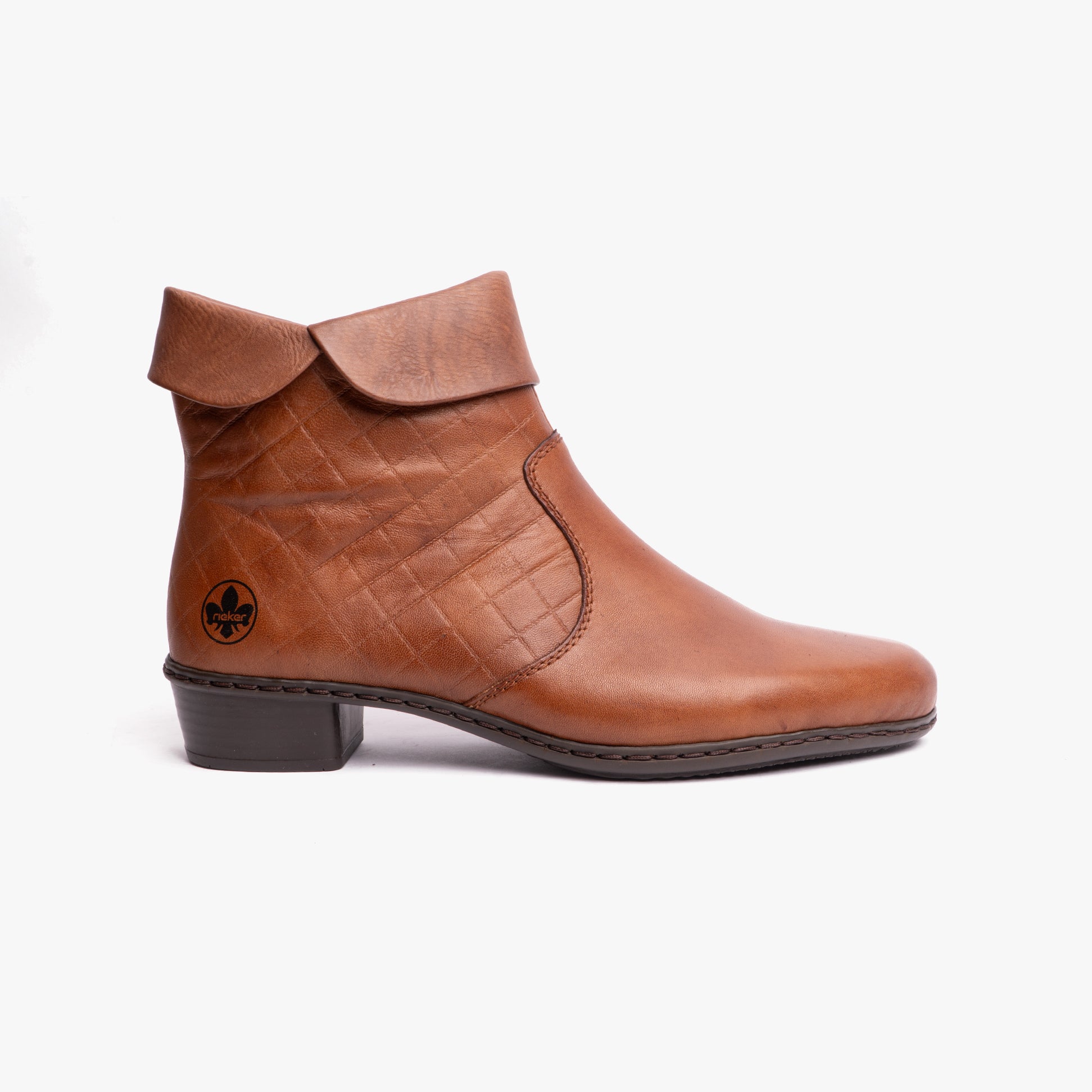 Rieker Y07D0-25 Womens Leather Boots Brown