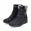 Rieker Y1361-00 Womens Winter Boots Black