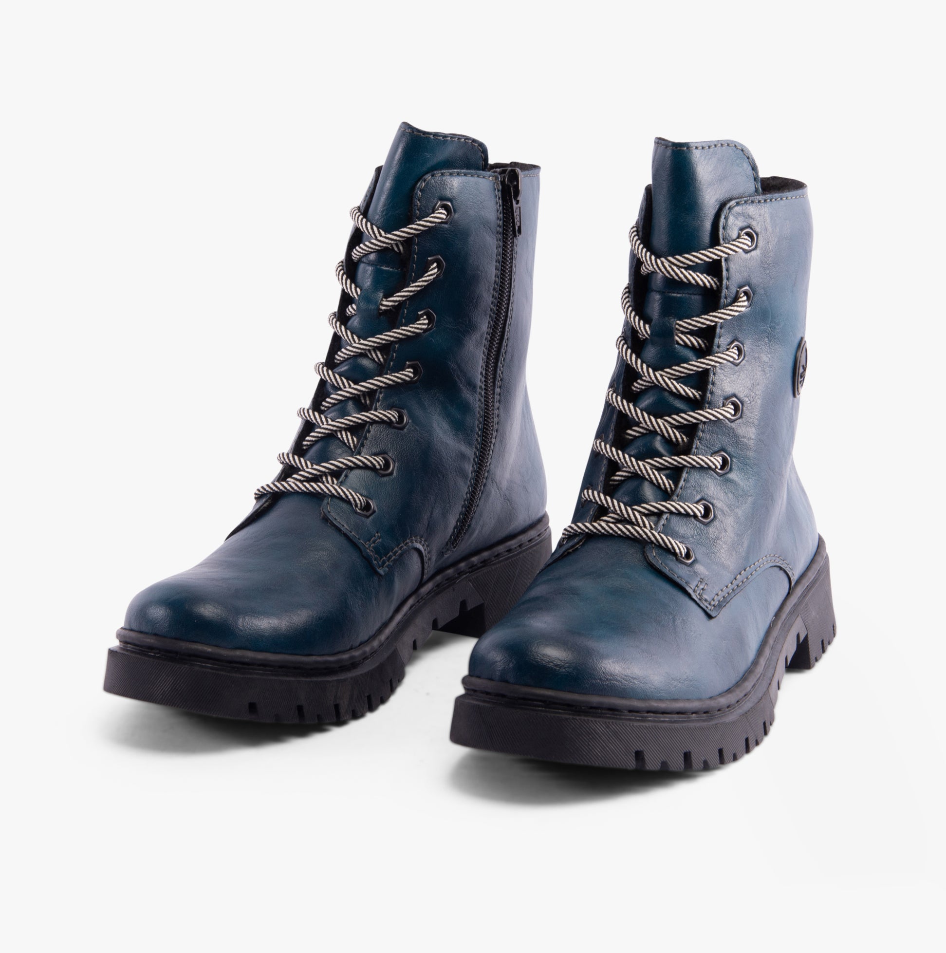 Rieker Y2440-12 Womens Boots Blue