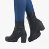 Rieker Y2558-00 Womens Ankle Boots Black