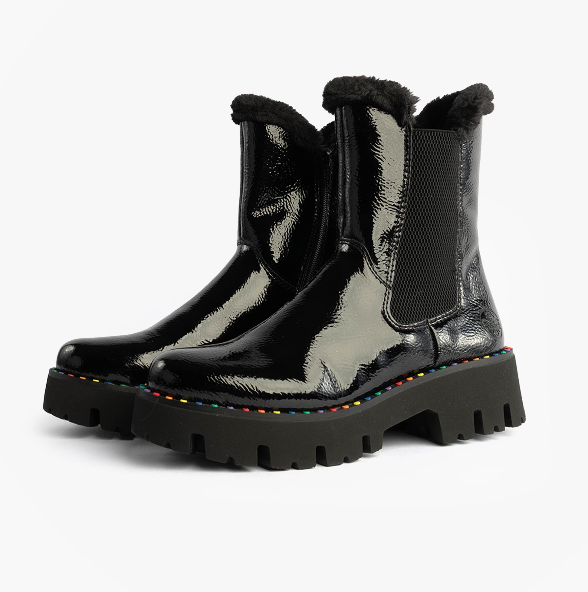 Rieker Y3350-00 Womens Boots Black