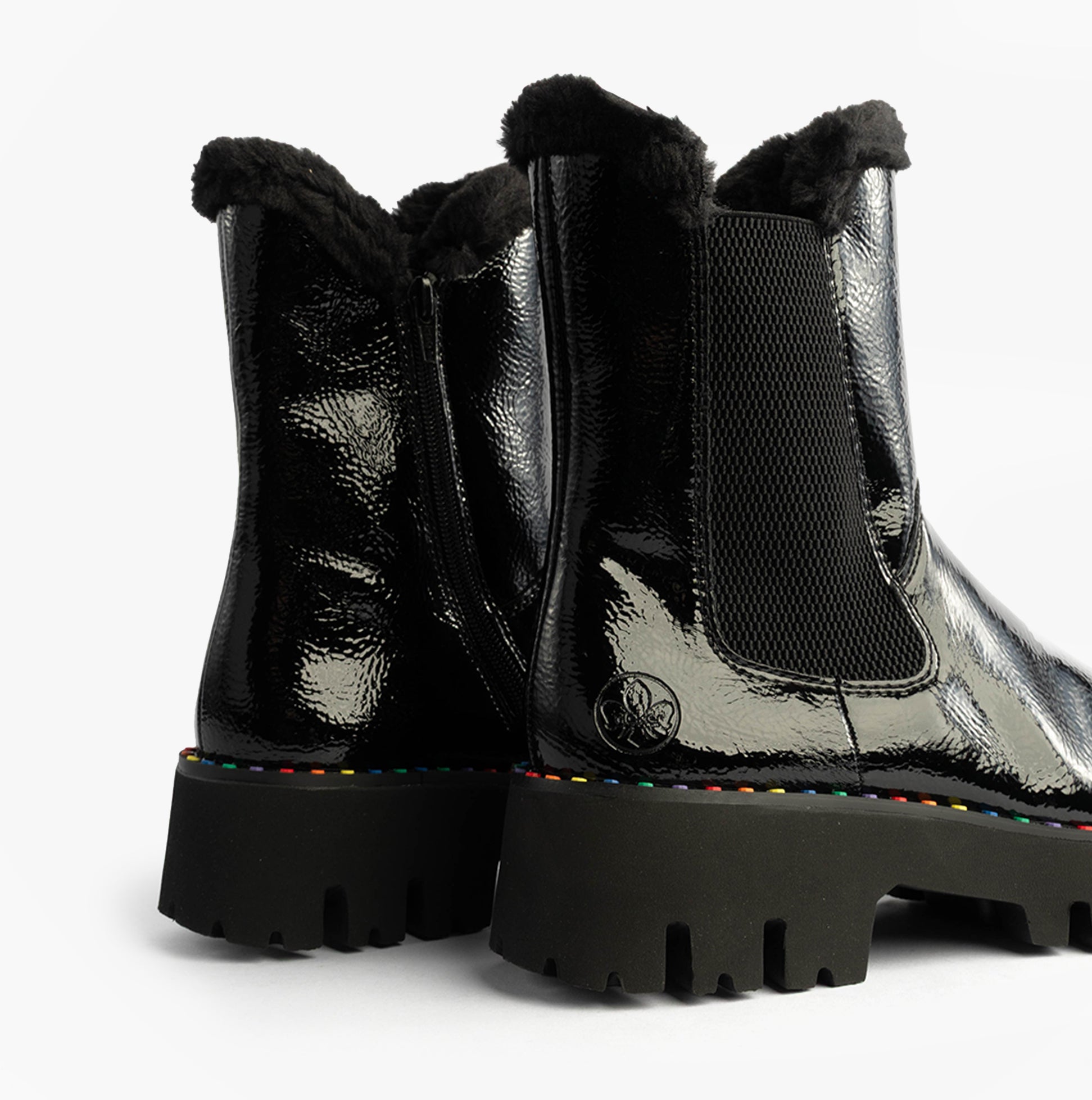 Rieker Y3350-00 Womens Boots Black