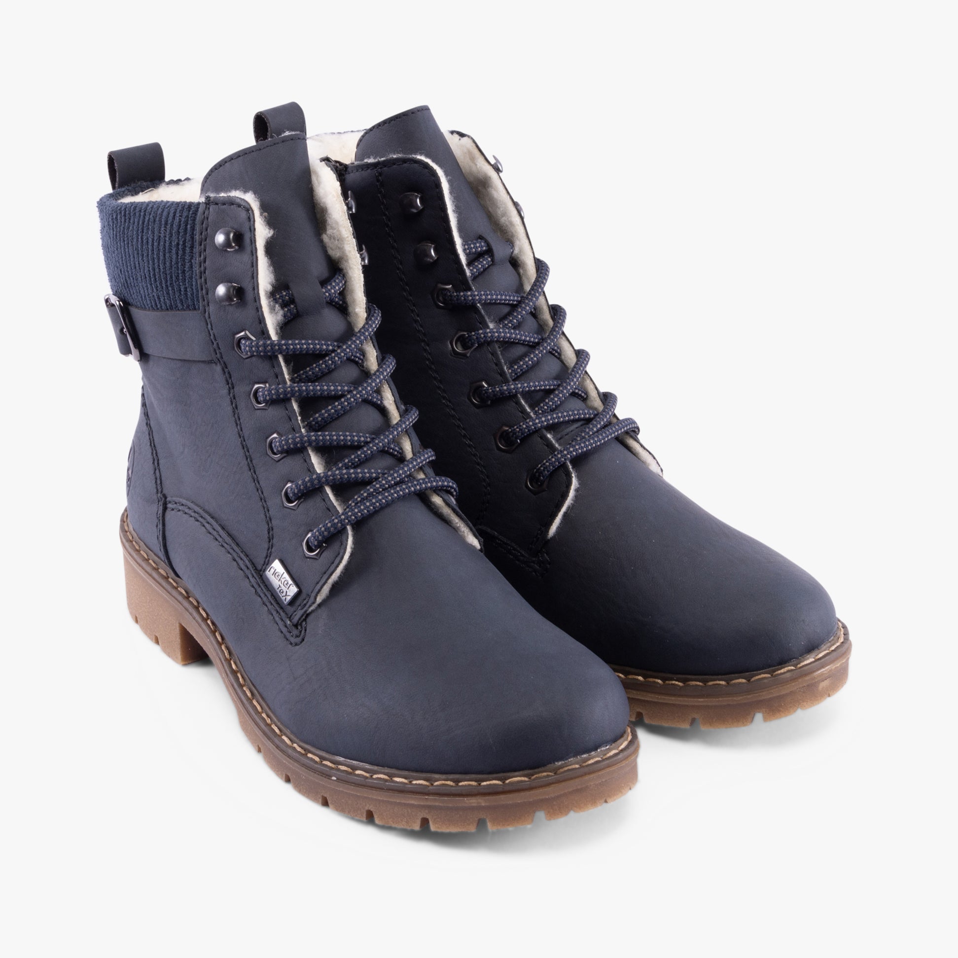 Rieker Y9102-14 Womens Boots Blue