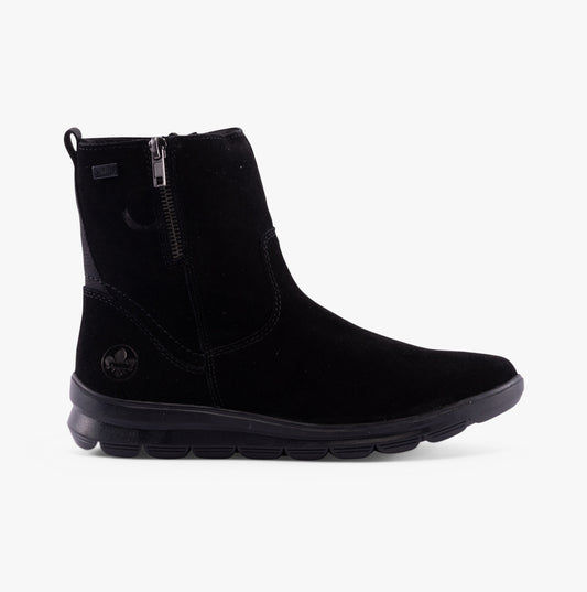 Rieker Z0053-00 Womens Boots Black
