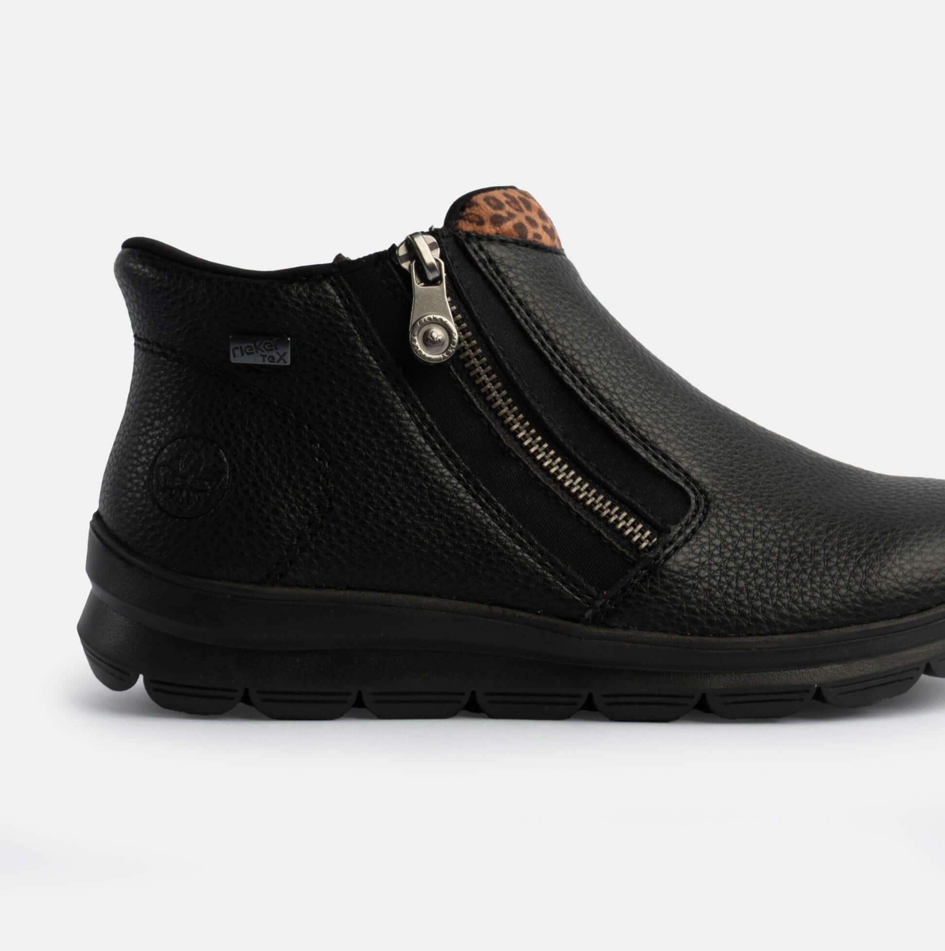 Rieker Z0059-00 Womens Boots Black